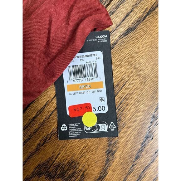 Under Armour 1329286 Men's UA Sportstyle Left Chest Cut-Off Tank Top Size Small - Picture 2 of 6